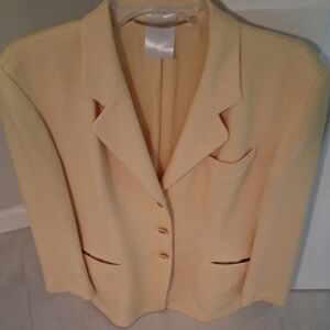 Basler Soft Yellow Women's Suit Jacket